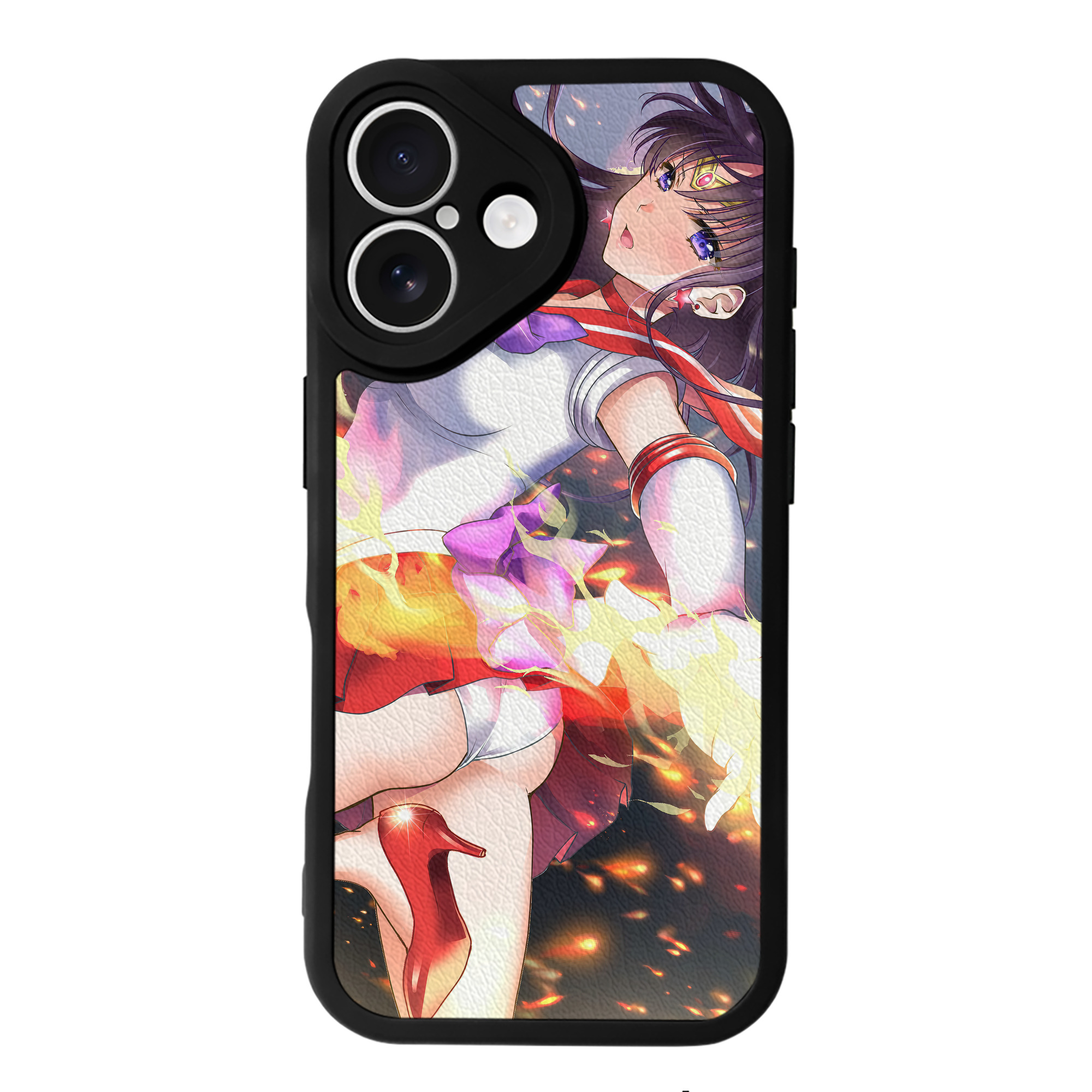 （画像用） 美少女戦士セーラームーン Sailor Moon 【iPhone 16シリーズ対応】シリコンスマホケース（レザー調） 材質：シリコン